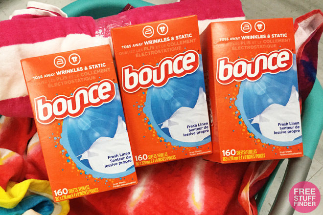 HURRY! FREE Bounce 160ct Dryer Sheets + FREE Store Pickup (New TCB Members)