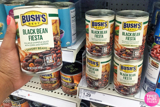 Bush's Savory Beans for ONLY 3¢ at Target (Regularly $1.29)