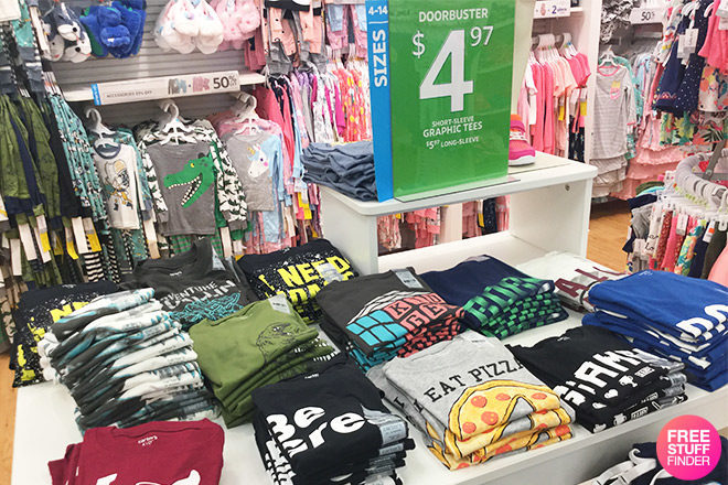 Carter’s Graphic Tees & Leggings Starting at ONLY $4.97 (Regularly $16) - Today Only!