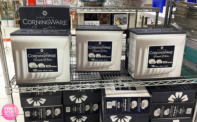 Macy's: Corningware French White 10-Piece Bakeware Set JUST $29.99 (Reg $80)