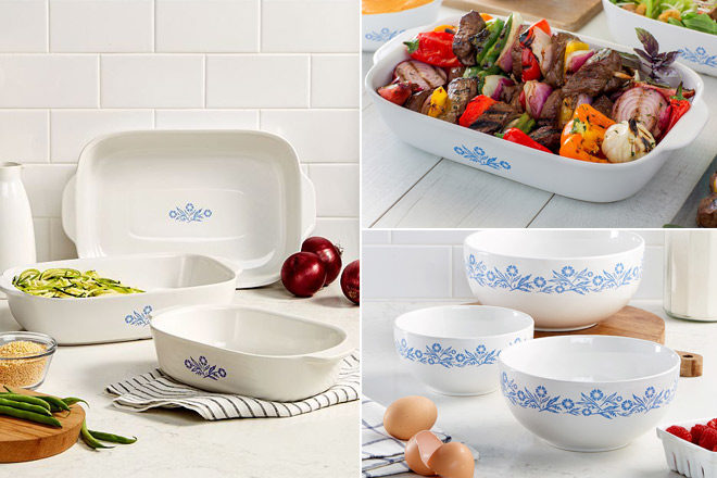 Corningware Cornflower Bakeware & Container Sets Starting at Just $9.74