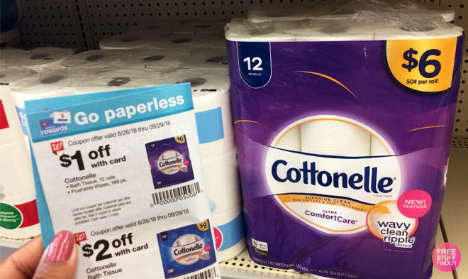 Cottonelle Toilet Paper for ONLY $4.25 at Walgreens (Reg $6) - 35¢ Per Roll!