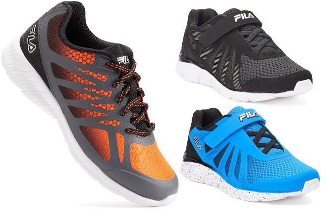 Kohl's: Fila Kid's Sneakers for ONLY $13.99 + FREE Shipping (Regularly $40)
