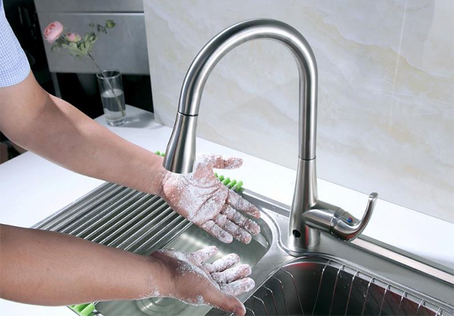 Home Depot: Flow Motion Activated Kitchen Faucet Just $129 + FREE Shipping (Reg $229)