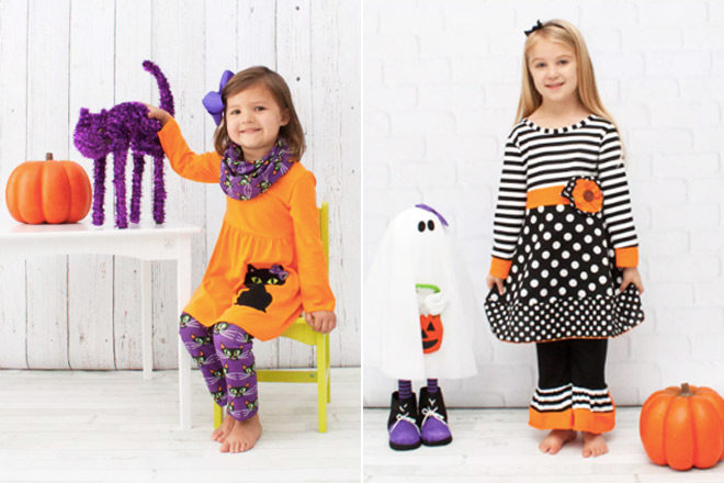 Little Girls Halloween Outfit Sets JUST $16.99 (Regularly $43) - Today Only!