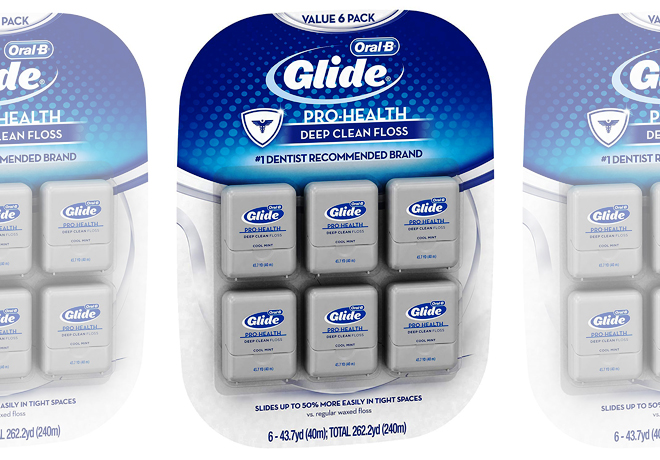 Glide Oral-B Pro-Health Floss 6-Pk JUST $11 on Amazon - That's Only $1.89 per Pack