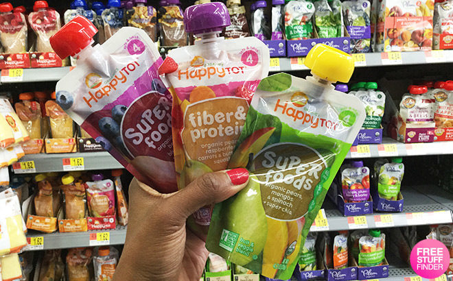 Happy Tot Organics Whole Milk Yogurt Pouch ONLY 42¢ at Walmart (Reg $1.42)