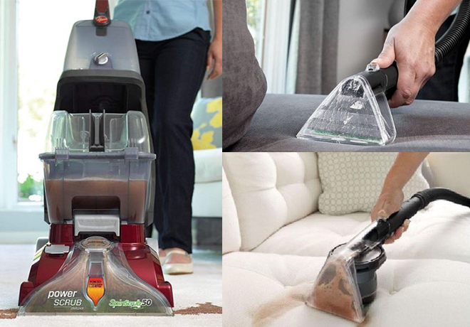 $190 Hoover Power Scrub Carpet Cleaner for JUST $94.99 + FREE Shipping