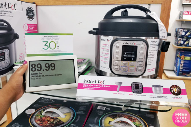 Instant Pot 3qt Pressure Cooker Just $53.99 + $10 Kohl's Cash + FREE Shipping (Reg $100)