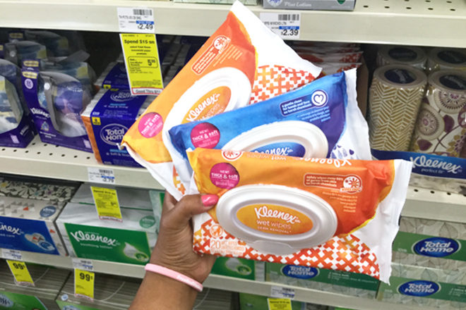 Kleenex Wet Wipes 20-ct Just 33¢ Each at CVS (Regularly $2.49)