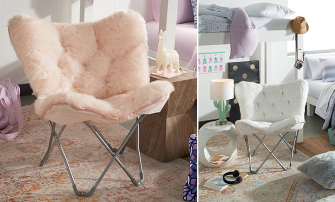 Memory Foam Butterfly Chair ONLY $27.99 + FREE Shipping (Regularly $80) at Kohls.com