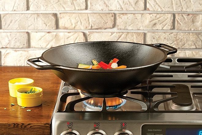 Amazon: Lodge Seasoned Cast Iron Wok ONLY $49.90 + FREE Shipping (Reg $85)