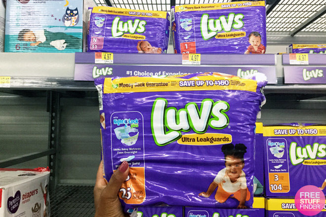 *HOT* Luvs Jumbo Pack Diapers Just $3.97 at Walmart (Just 11¢ per Diaper!)