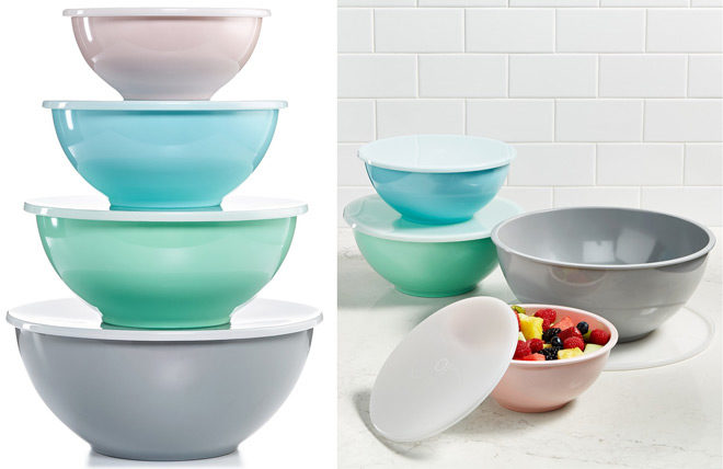 Martha Stewart 8-Piece Pastel Melamine Bowl Set ONLY $19.99 (Regularly $50)