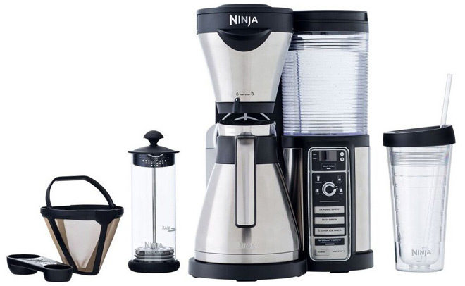 Ninja Coffee Bar with Steel Carafe Only $81.56 + FREE Shipping (Regularly $200)