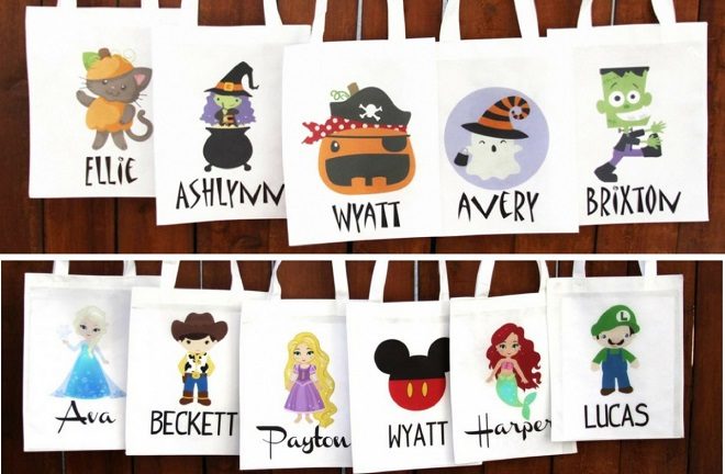 Personalized Trick or Treat Bags ONLY $8.50 (28 Styles) - Regularly $16!