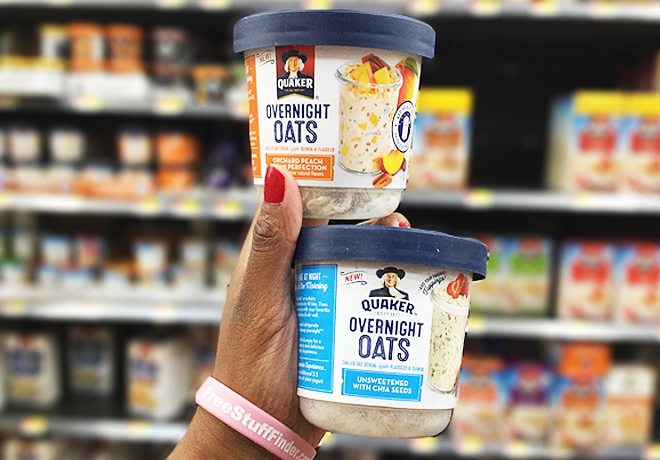 Quaker Overnight Oats, As Low As 26¢ Each at Target (Reg $1.50) + Walmart & CVS Deals