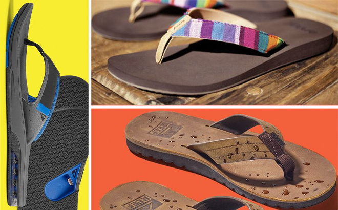 Up to 60% Off Reef Men’s & Women’s Flip Flops at Academy Sports