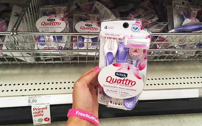 *HOT* Schick Disposable Razors 3-Count Packs JUST $1.29 at Target (Regularly $6)