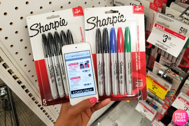 FREE Sharpies, Sticky Notes, Paper & Puffs Tissues at Office Depot (After Rewards)