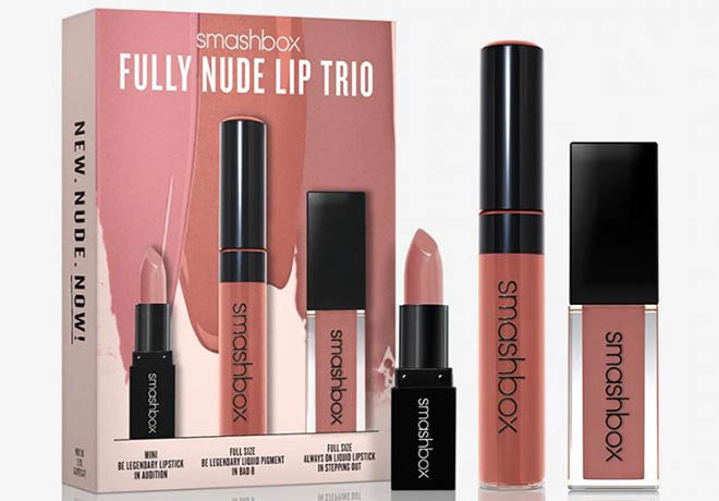 Smashbox Fully Nude Lip Trio ONLY $14.45 (Reg $34) + FREE Shipping - Today Only!