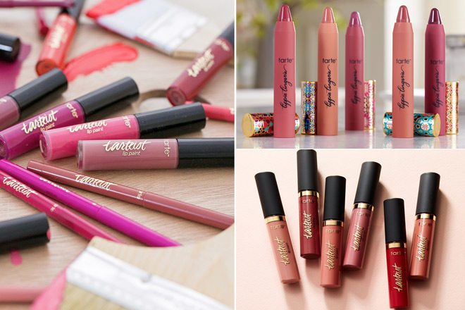 *HOT* 50% Off Tarte Lipstick, Lipgloss & Liner + FREE Shipping (Starting at JUST $9!)