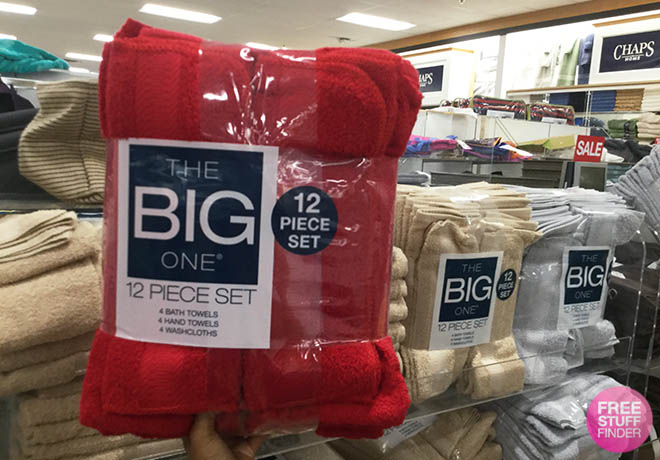 Kohl's: The Big One 12-Piece Bath Towel Set JUST $27.99 (Reg $90) - ONLY $2.33 Each!