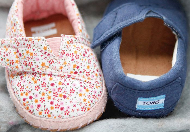 Tiny TOMS Crib Shoes ONLY $19.99 + FREE Shipping (Regularly $32) - 2 Styles!