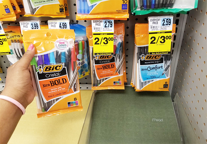 Rite Aid: Select Bic Pens, Pencils or White-Out ONLY 50¢ (Reg up to $2.99)