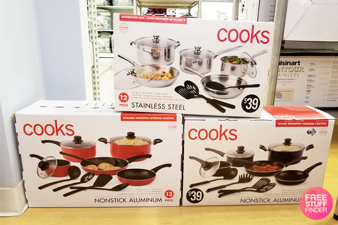 Cooks 12-Piece Cookware Set JUST $19 - Regularly $39 at JCPenney (After Rebate)