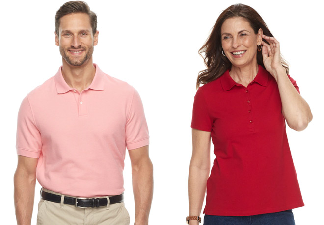Kohl's: Croft & Barrow Men’s & Women's Polo Shirts Just $7.99 (Reg $20) - Today Only!
