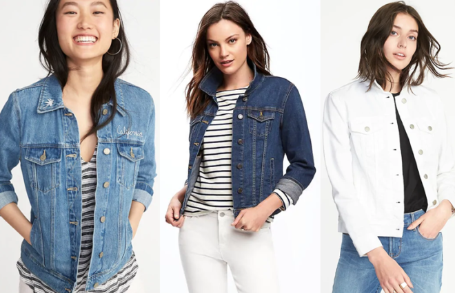 Old Navy Women’s Denim Jackets Only $15 (Regularly $43) - Today & Online Only!