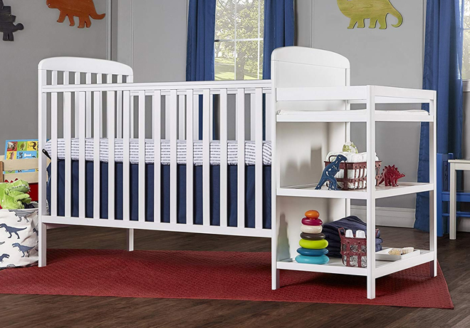 Dream On Me 4-in-1 Crib & Changing Table ONLY $117.99 + FREE Shipping (Reg $180)