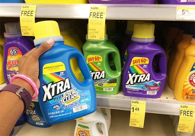 Xtra Laundry Detergent JUST $1.27 from Walgreens.com - Last Day!