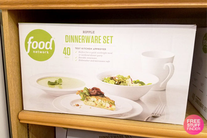 Kohl's: Food Network 40-Piece Dinnerware Set ONLY $41.99 + FREE Shipping (Reg $120)