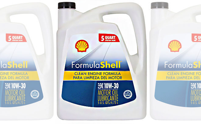 Home Depot: Formula Shell Motor Oil 5 Quart Bottle JUST $9.98 (REG $14)