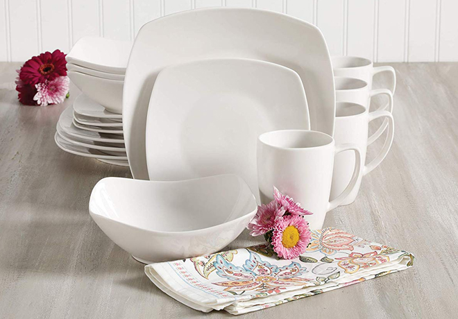 Gibson Zen Buffetware 16-Pc Dinnerware Set JUST $16.63 (Regularly $40) on Walmart