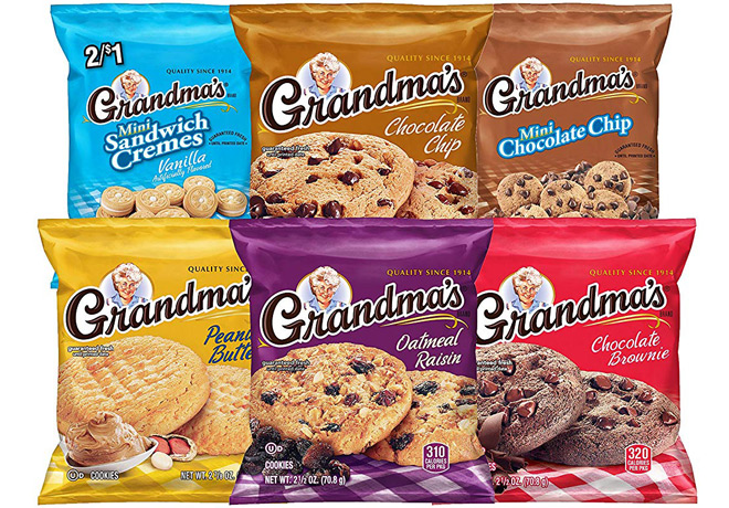 Amazon: Grandma’s Cookies Variety Pack 30-Ct Just $9.49 + FREE Shipping (32¢ Each)