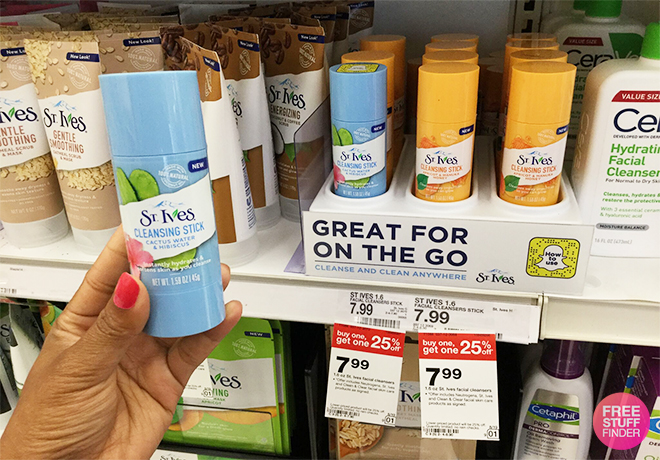 St. Ives Facial Cleansing Sticks ONLY $3.99 (Regularly $8) at Target - No Coupons!