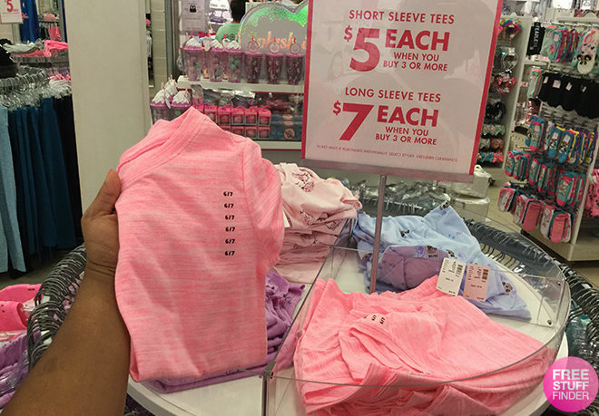 Kids Basics JUST $5 Each + FREE Shipping (Tees, Camis, Tanks & Leggings) at Justice