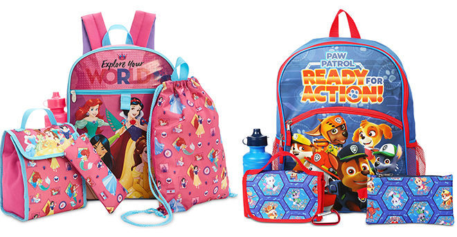 Macy’s: 5-Piece Character Backpack Sets JUST $14 (Regularly $35) + FREE Pickup