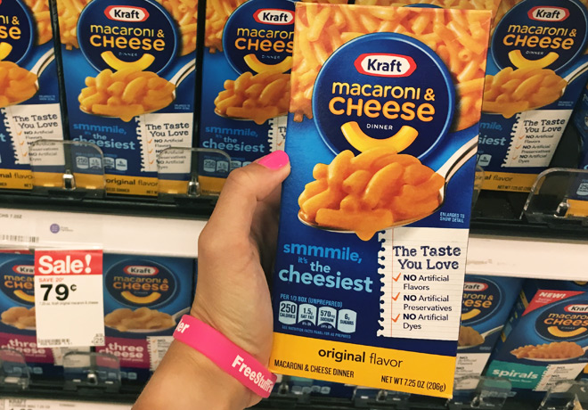 Kraft Macaroni & Cheese ONLY 79¢ at Target (No Coupons Needed!)