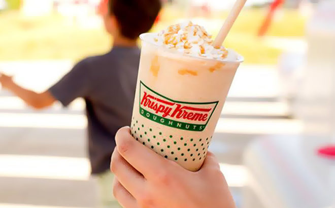 Small Frozen Beverage JUST $1 with ANY Purchase at Krispy Kreme (Today Only!)