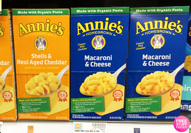 FREE Annie’s Natural Mac & Cheese at Kroger Affiliate Stores (Load Now!)