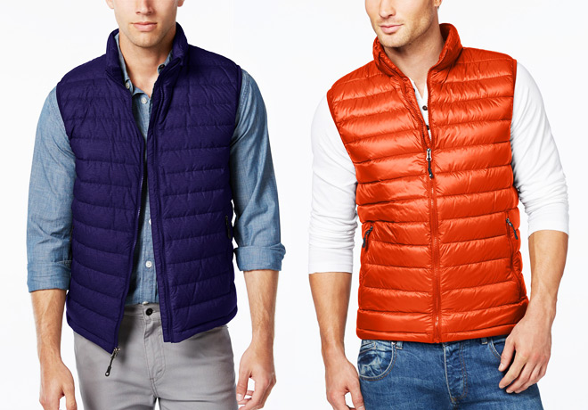 Macy’s: Men’s Down Vests for ONLY $20 - Regularly $99 (Today Only!)