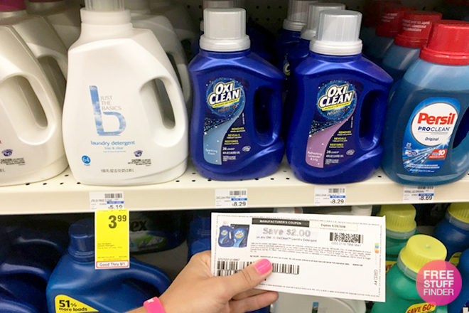 OxiClean Laundry Detergent ONLY $1.99 at CVS (Reg $8.29) – JUST 8¢ per Load