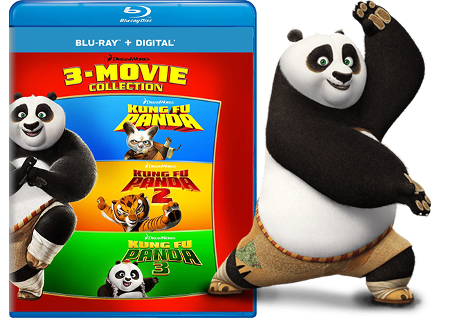 Kung Fu Panda 3-Movie Blu-Ray Collection ONLY $19.99 (Regularly $40) at Amazon