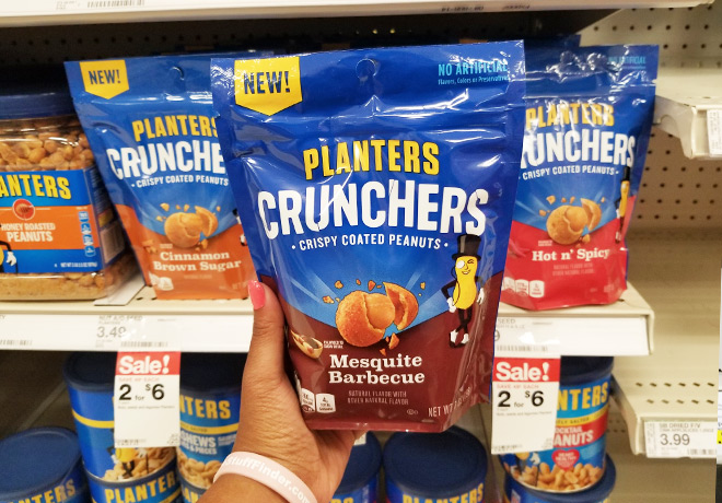 Planters Crunchers Peanuts JUST $1 at Target (Regularly $3.49)