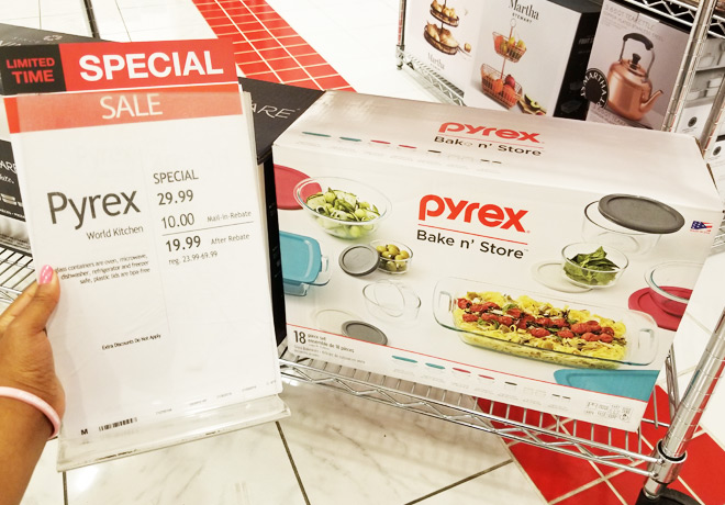 Macy’s: Pyrex Bake n' Store 18-Piece Set ONLY $19.99 (Regularly $70) + FREE Pickup