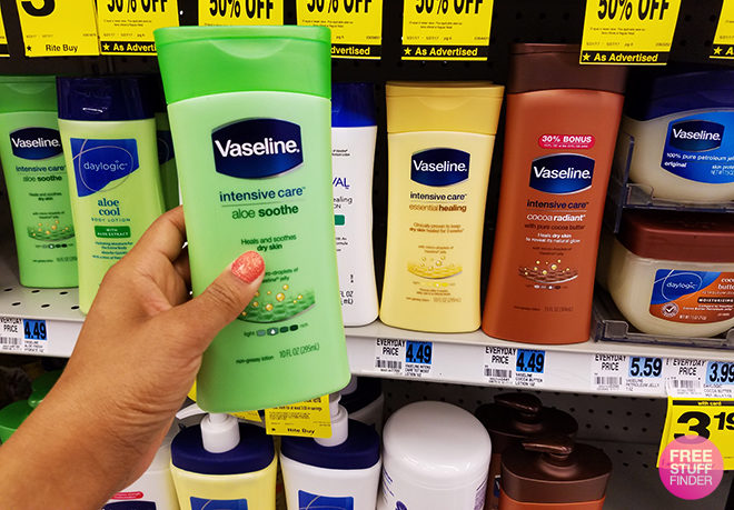 Rite Aid: Vaseline Lotion JUST 36¢ Each (Regularly $4.49) - Starting 8/26!